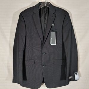 Kenneth Cole Reaction Mens Black Suit Coat Men 38R